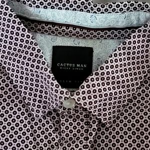 Cactus Man Burgundy Slim Fit Medium 100% Cotton Worn maybe once!!!